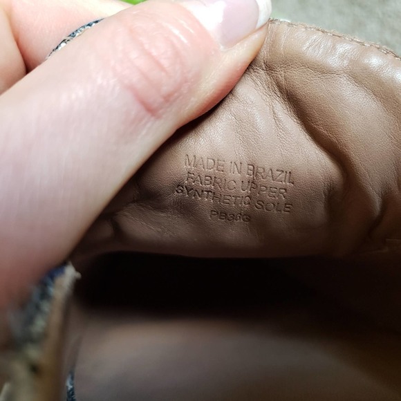 Bernardo Boho Blue Floral JEN Mule Size 6.5 - Picture 10 of 10